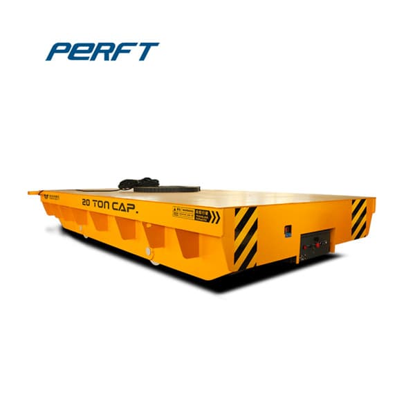 on-rail transfer trolleys with flat steel deck 20 tons